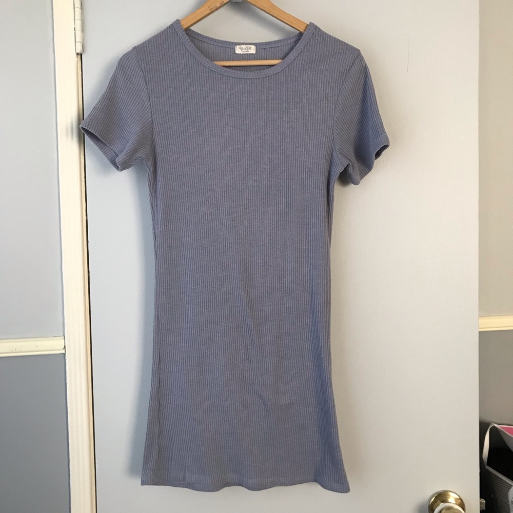 Brandy Melville bodycon blue dress tight - Picture 1 of 3